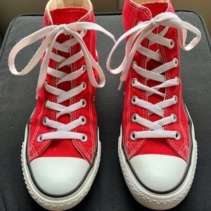 Converse Unisex Chuck Taylor All Star High Top Sneakers | Red